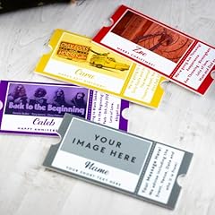 Bespoke personalised ticket for sale  Delivered anywhere in UK