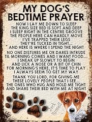 Dog bedtime prayer for sale  Delivered anywhere in UK