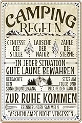 Blechschild camping regeln gebraucht kaufen  Wird an jeden Ort in Deutschland
