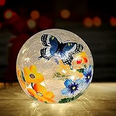 Crackle glass ball for sale  Delivered anywhere in USA 