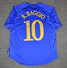 Generic Baggio#10 Italy Maglia Retro 2004 Blue Color (M, White) usato  Spedito ovunque in Italia 