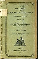 Manoeuvre artillerie titre d'occasion  Livré partout en France