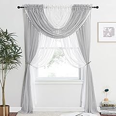 Nicetown sheer curtain for sale  Delivered anywhere in USA 