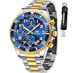 Olevs blue watches for sale  Delivered anywhere in USA 