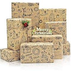 Vintage kraft christmas for sale  Delivered anywhere in UK