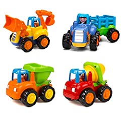 Friction Powered Cars Push and Go Trucks Construction, used for sale  Delivered anywhere in USA 