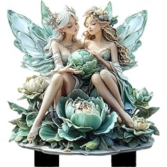 Fatine giardino statuette usato  Spedito ovunque in Italia 