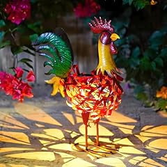 Solar rooster statue for sale  Delivered anywhere in USA 