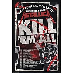 Poster metallica kill usato  Spedito ovunque in Italia 