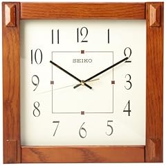 Seiko clock brown for sale  Delivered anywhere in USA 