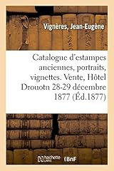 Catalogue estampes anciennes d'occasion  Livré partout en France