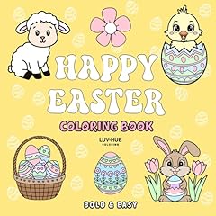 Happy easter coloring for sale  Delivered anywhere in UK