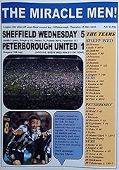Sheffield wednesday peterborou for sale  Delivered anywhere in UK