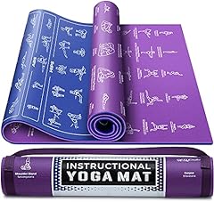 Instructional yoga mat for sale  Delivered anywhere in USA 