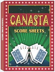 Canasta score sheets for sale  Delivered anywhere in UK