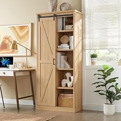 Tall farmhouse bookshelf for sale  Delivered anywhere in USA 