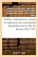 Statuts ordonnances arrests d'occasion  Livré partout en France