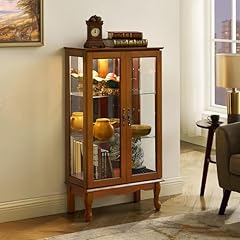 Curio cabinets lighted for sale  Delivered anywhere in USA 