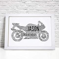 Personalised motorbike word for sale  Delivered anywhere in UK