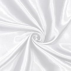 Homiest white satin for sale  Delivered anywhere in USA 