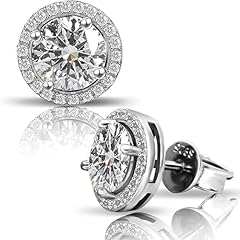 Queenou moissanite stud for sale  Delivered anywhere in USA 