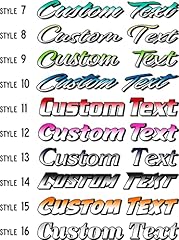 Custom text decal for sale  Delivered anywhere in USA 