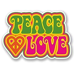 10cm peace love for sale  Delivered anywhere in UK