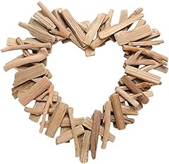 Wicker heart wreath for sale  Delivered anywhere in UK