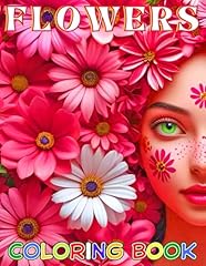 Flowers coloring book for sale  Delivered anywhere in USA 