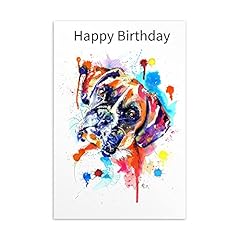 Boxer dog birthday for sale  Delivered anywhere in UK