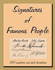 Signatures famous people for sale  Delivered anywhere in UK