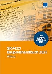 Sirados baupreishandbuch altba for sale  Delivered anywhere in UK