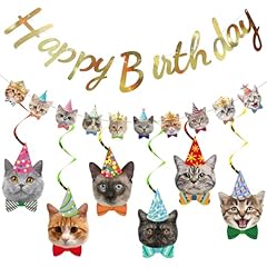 Katzen geburtstag deko gebraucht kaufen  Wird an jeden Ort in Deutschland