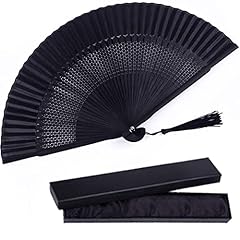 Silk folding fan for sale  Delivered anywhere in UK