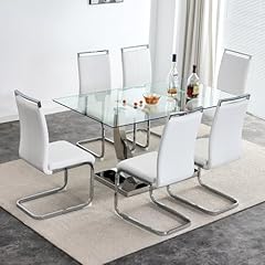 Nyeess glass dining for sale  Delivered anywhere in USA 