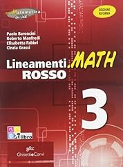 Lineam.math rosso vol. usato  Spedito ovunque in Italia 