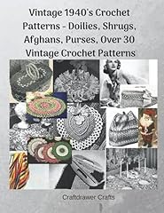 Vintage 1940 crochet for sale  Delivered anywhere in USA 