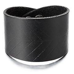 Large bracelet cuir d'occasion  Livré partout en Belgiqu