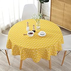 Round tablecloth washable for sale  Delivered anywhere in UK