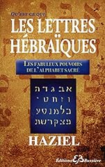 Lettres hébraïques fabuleux d'occasion  Livré partout en France
