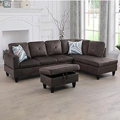 Wsectional sofa chaise for sale  Delivered anywhere in USA 