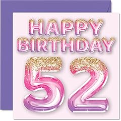 52nd birthday card d'occasion  Livré partout en France