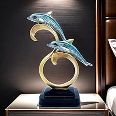 Resin dolphin statue for sale  Delivered anywhere in USA 