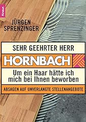 Geehrter herr hornbach gebraucht kaufen  Wird an jeden Ort in Deutschland