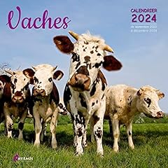 Calendrier vaches 2024 d'occasion  Livré partout en France