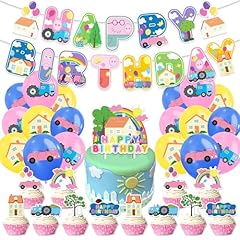Pink pig birthday for sale  Delivered anywhere in USA 