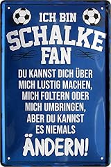 Blechschilder schalke fan gebraucht kaufen  Wird an jeden Ort in Deutschland