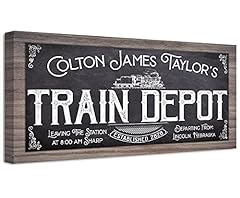 Train depot personalized for sale  Delivered anywhere in USA 
