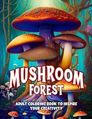 Mushroom forest coloring for sale  Delivered anywhere in USA 