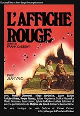 Affiche rouge d'occasion  Livré partout en France